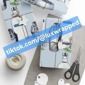 Vodka Themed Gift Wrap